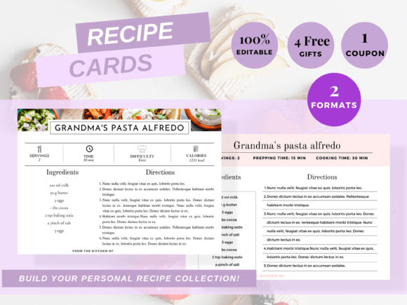Family Recipe Binder Recipe Card Box