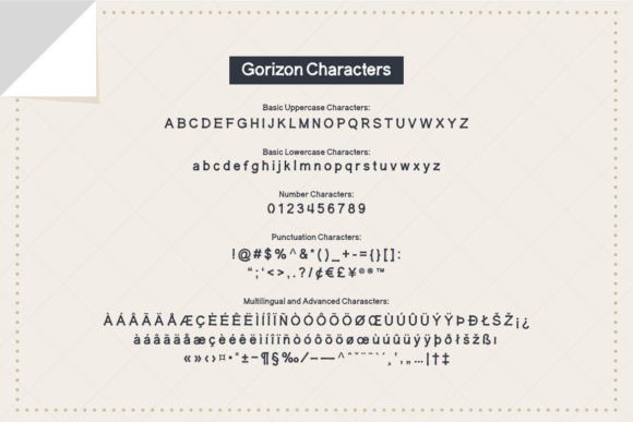 Gorizon Font - Preview 2