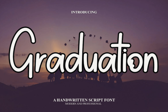 grad card fonts Font with or without Florals Cookie Cutter Maisonscustomcutters Graduation - Calligraphy Font, Script