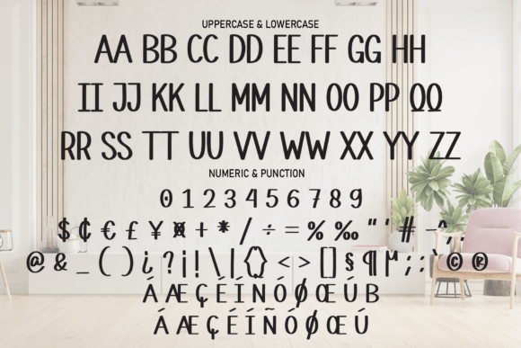 House Wifery Font PNG with transparent background - Preview 6