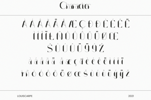 Louis Carpe Font PNG with transparent background - Preview 2