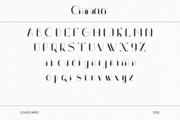 Louis Carpe Font PNG with transparent background - Preview 3