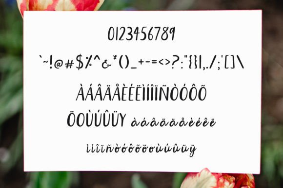 Natalee Font PNG with transparent background - Preview 2