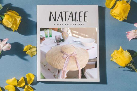 Natalee Font PNG with transparent background - Preview 3