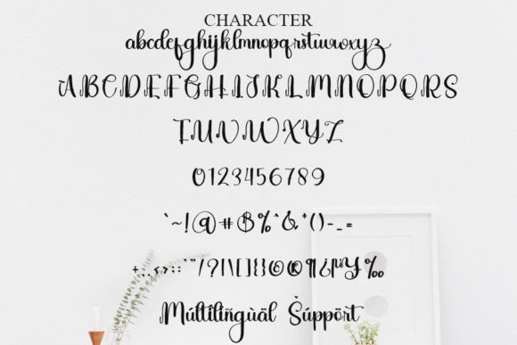 Our Wedding Font PNG with transparent background - Preview 4