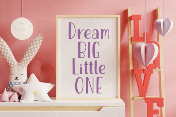 Rainbow Sunshine Font PNG with transparent background - Preview 4