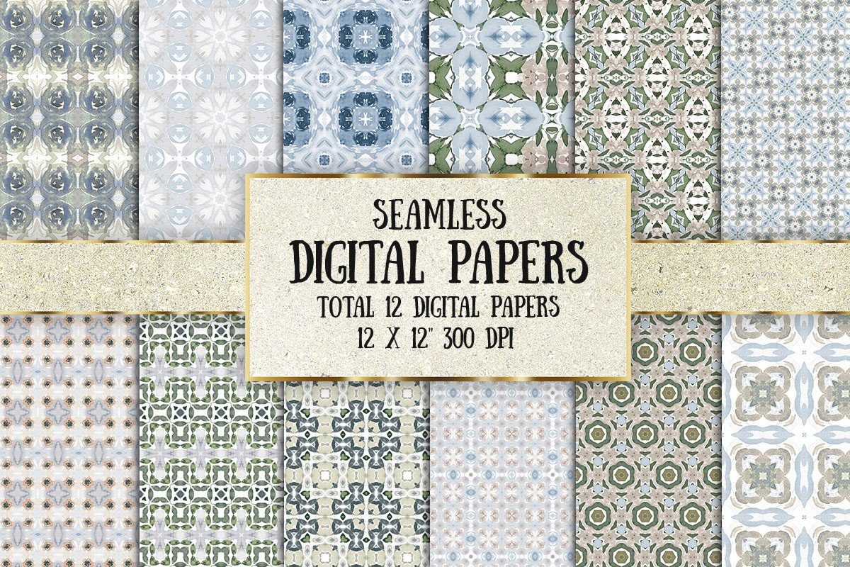 12 Grey Seamless Digital Papers Bundle Graphic by Tama Arts · Creative ...
