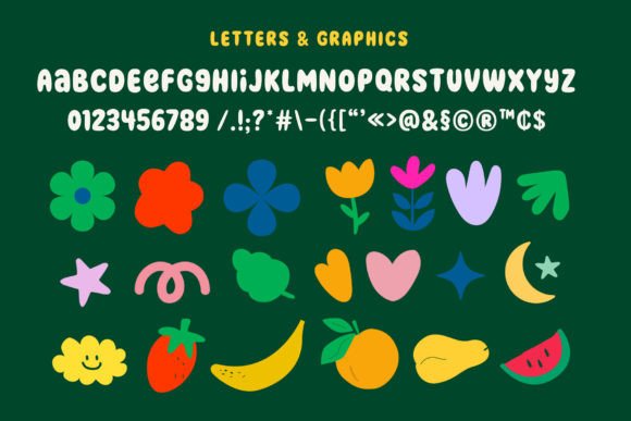 Buble Flowr Font - Preview 6