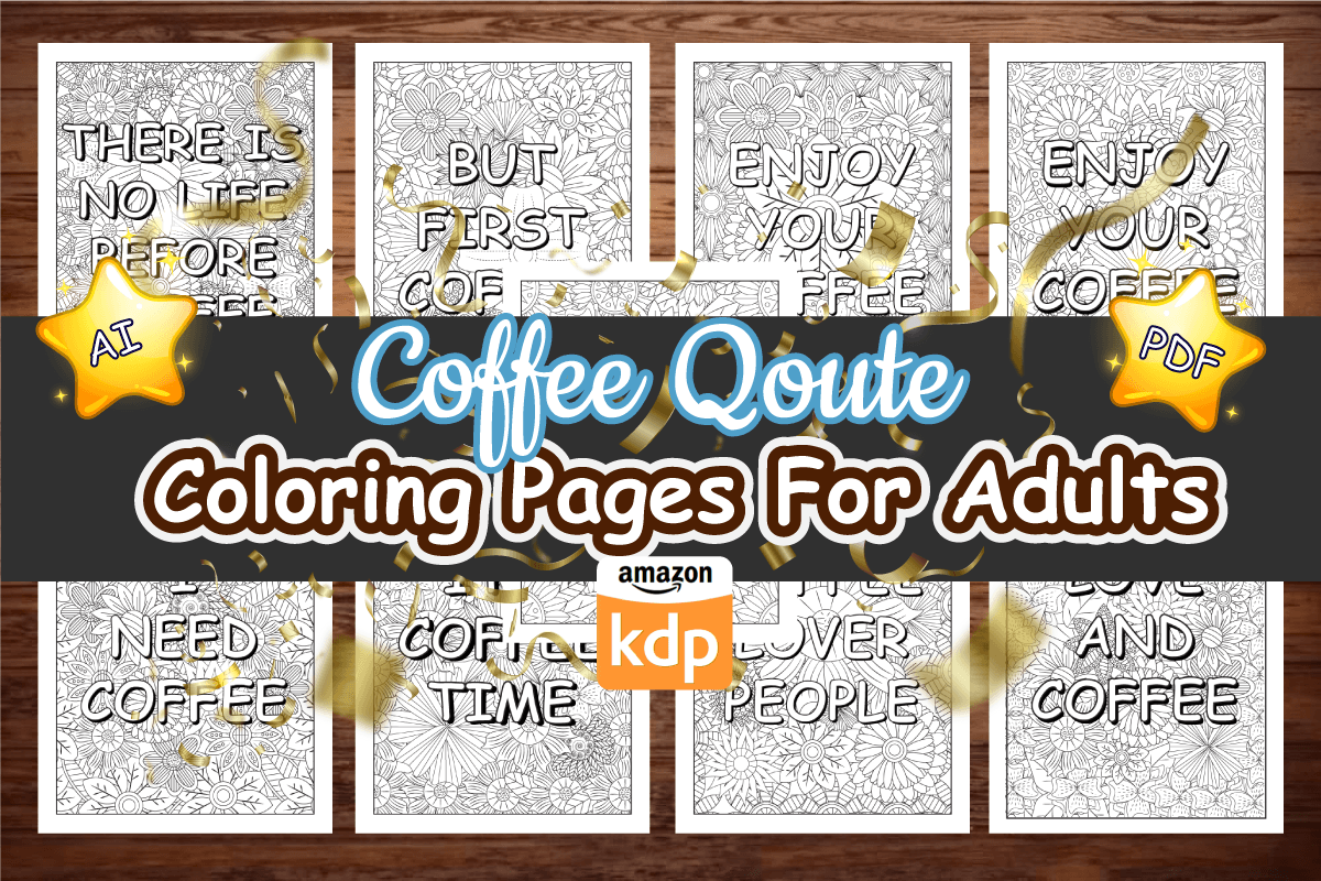 Coffee Quotes Coloring Pages
