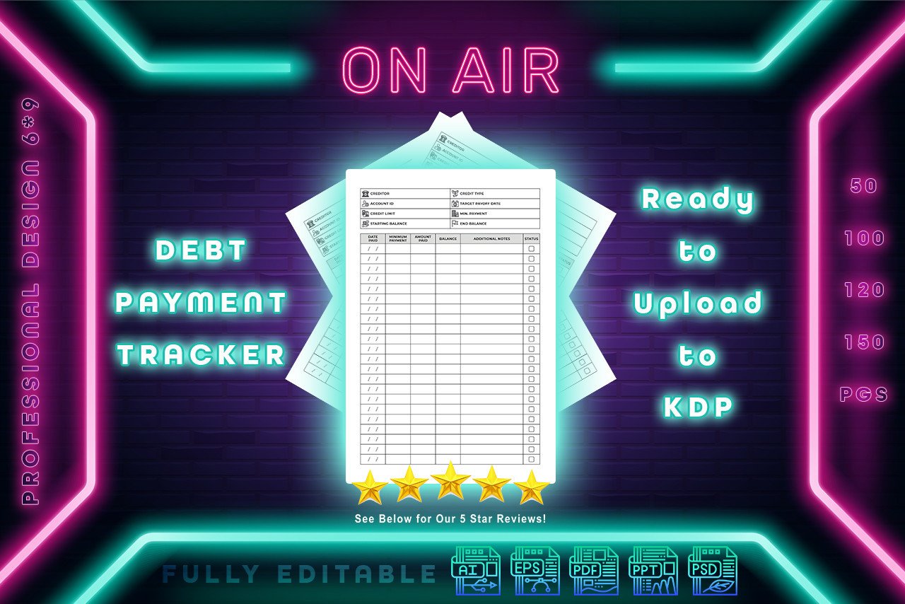 Debt Payment Tracker Graphic by Artory · Creative Fabrica