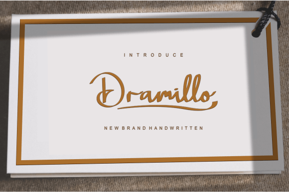 Dramillo Font - Preview 1