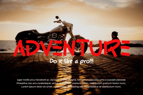 Every Monday Font PNG with transparent background - Preview 1