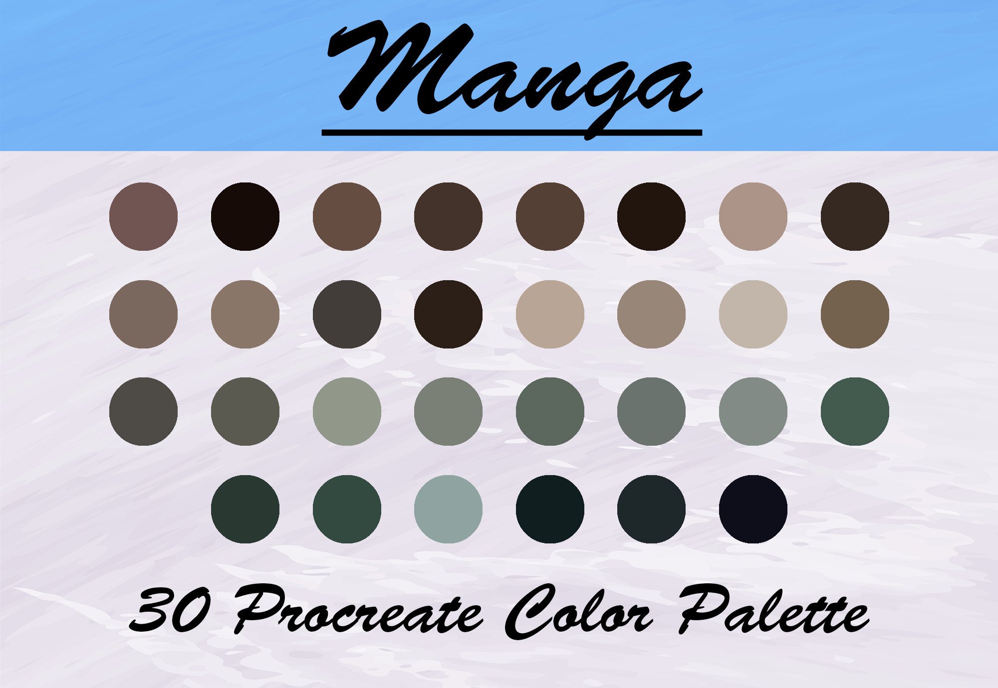 Manga Color Palette Collection - photo 1