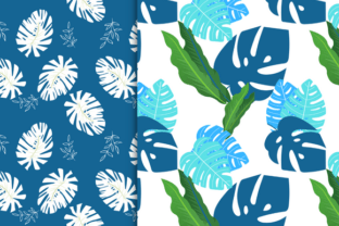 Ocean Tropical Seamless Patterns Bundle Graphic by ColorsFav · Creative ...