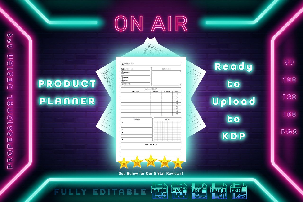 Planner Pass Product Planner Graphic by Artory · Creative Fabrica