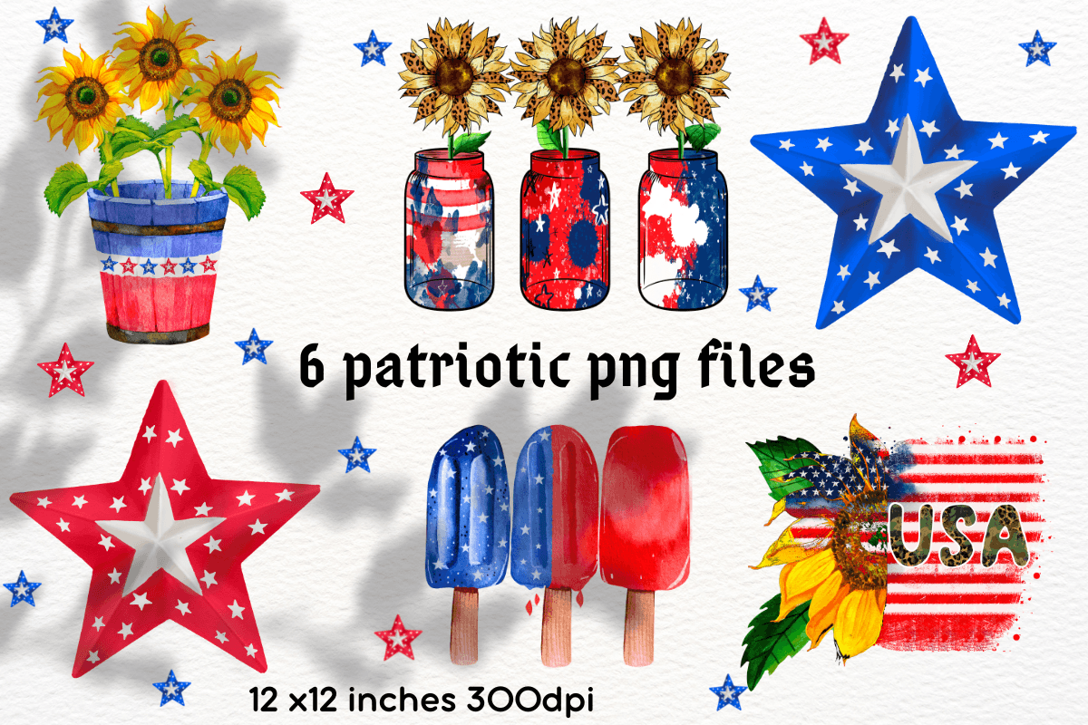 4th of July Bundle Design Graphic by NeriaLi · Creative Fabrica