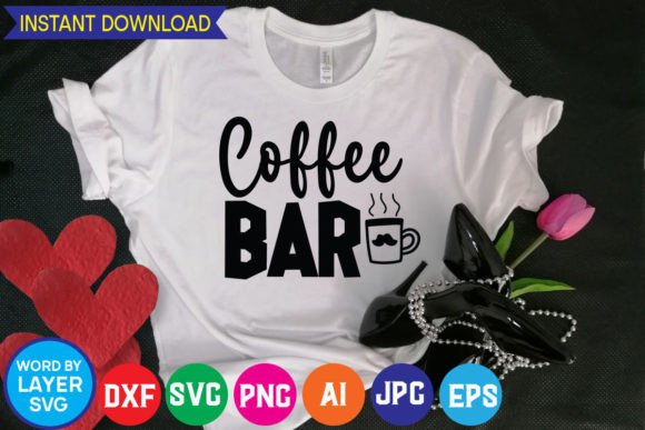 Coffee Bar Svg Design