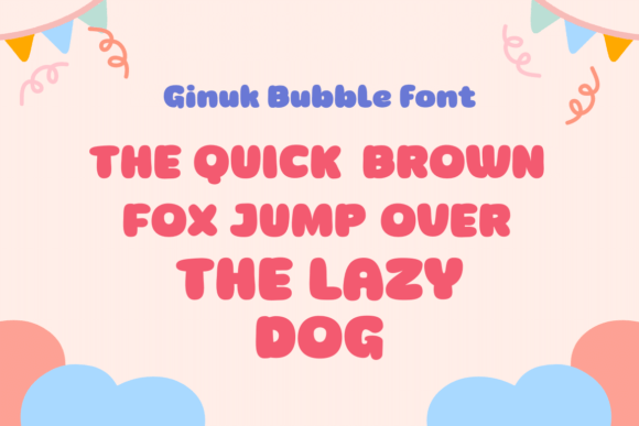 Ginuk Font - Preview 1