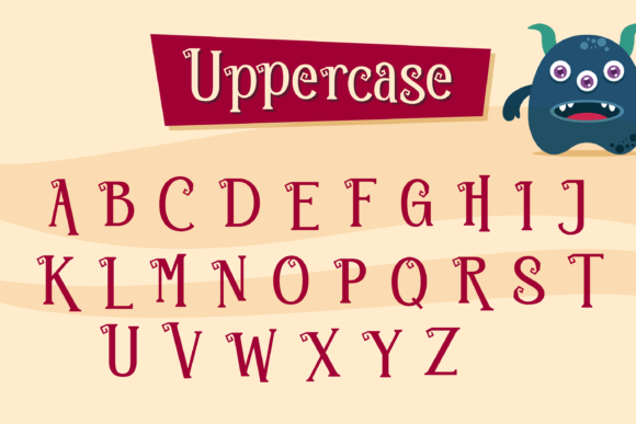 Hallo Monsta Font PNG with transparent background - Preview 3