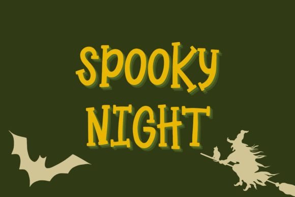 Halloween Night Font - Preview 4