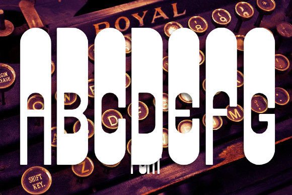 Retrosonic Font PNG with transparent background - Preview 1