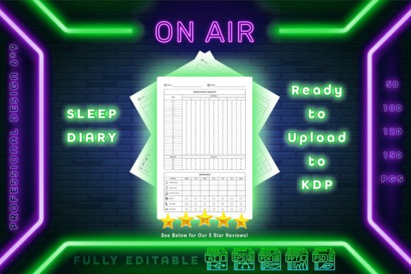 Sleep Diary Graphic KDP Interiors By Artory