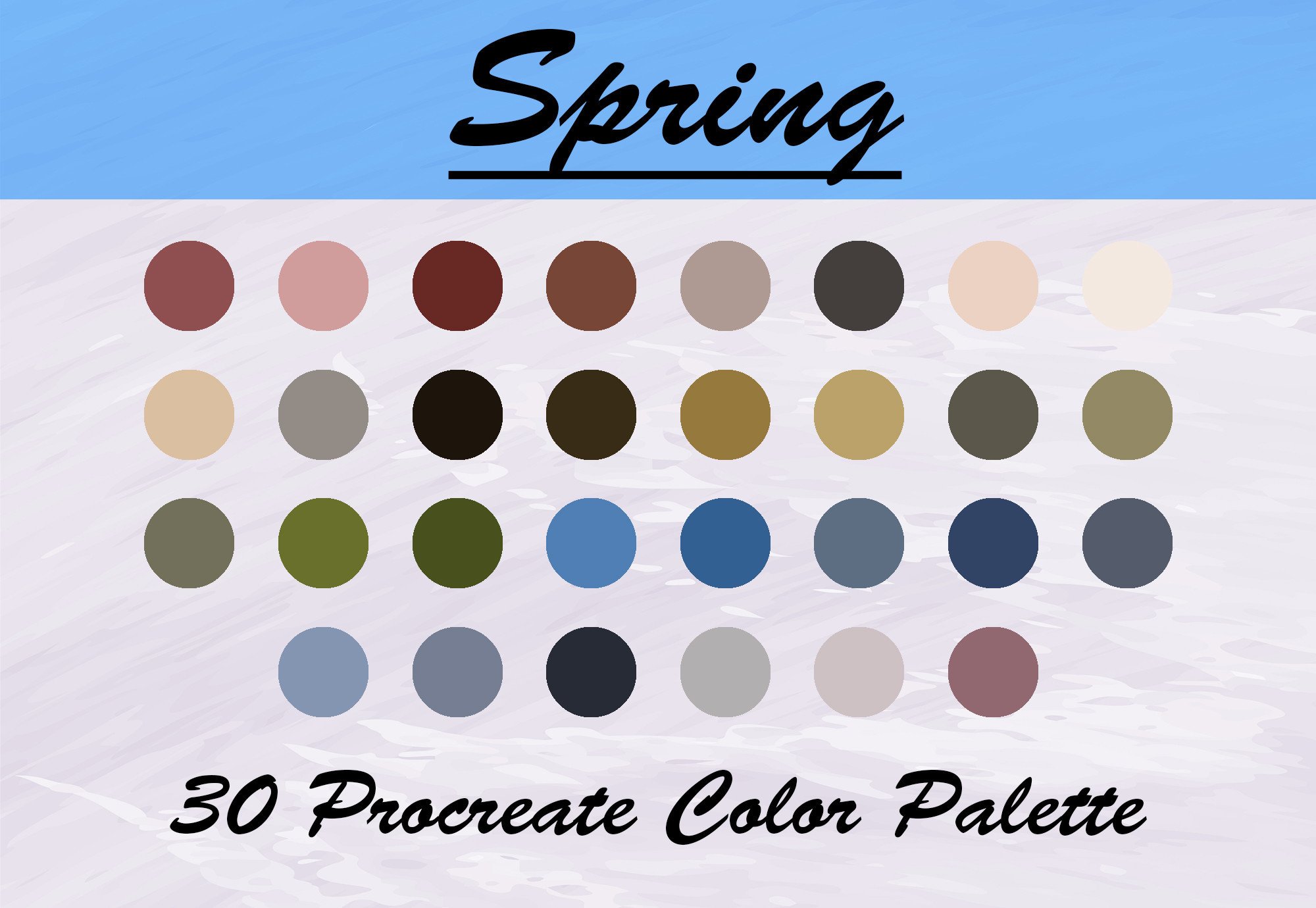 Spring Eastertide Color Palette Graphic by TiveCreate · Creative Fabrica