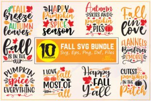 Fall Svg Bundle Commercial Use Graphic by BDB_Graphics · Creative Fabrica