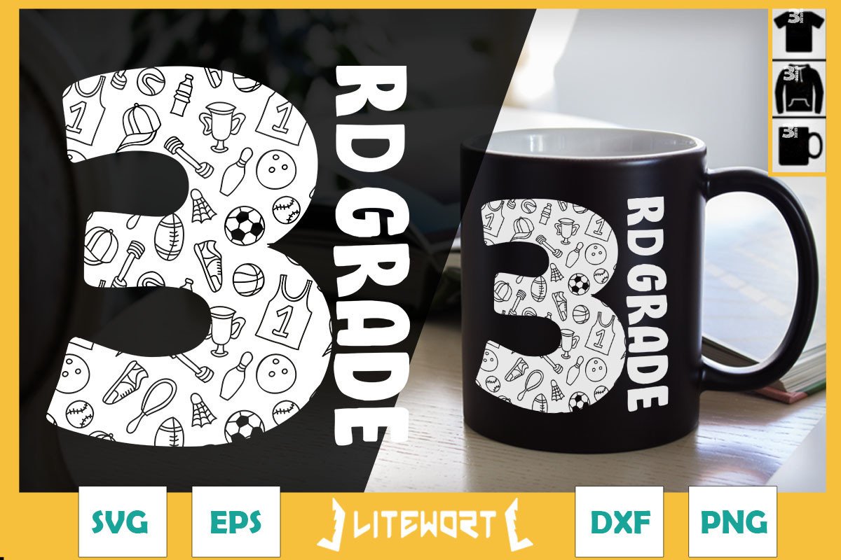 3rd Grade Graphic by Litewort · Creative Fabrica
