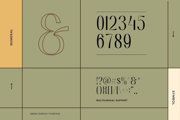 Amonx Font - Preview 5