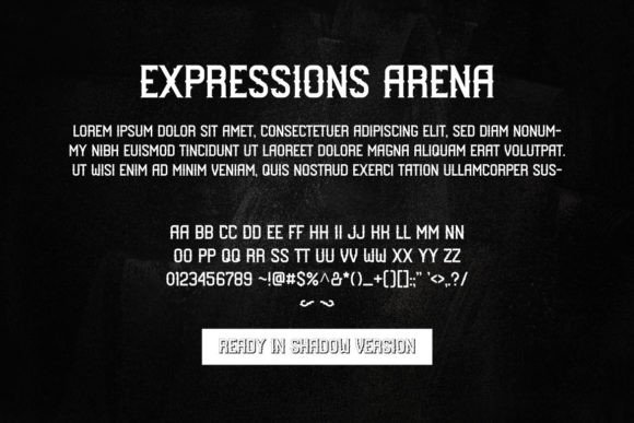 Arena Font - Preview 2
