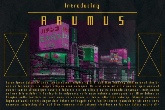 Arumus Font - Preview 1