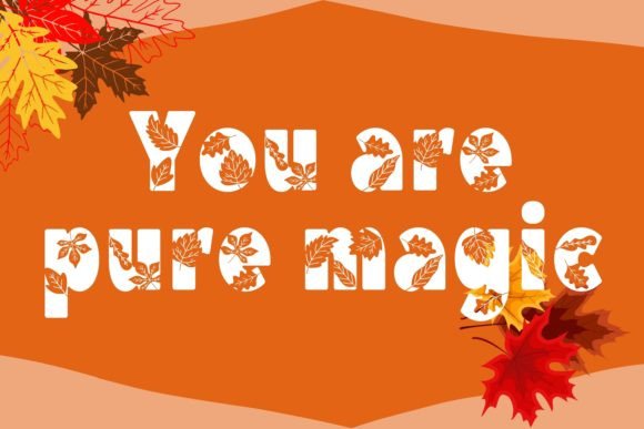Autumn Magic Font - Preview 1