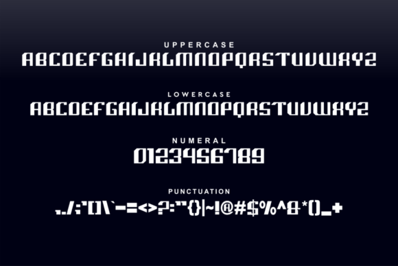 Black Signal Font - Preview 2