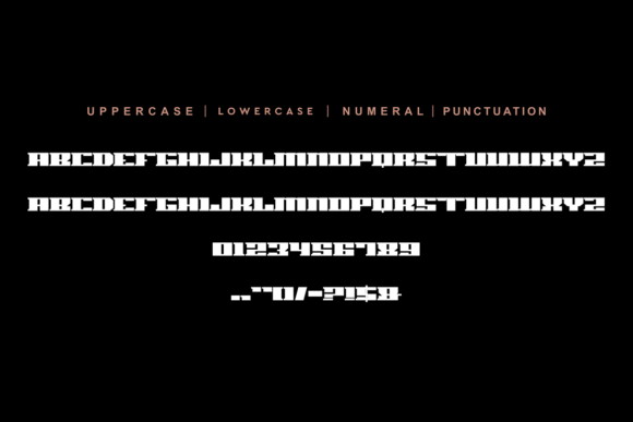 Body Muscle Font - Preview 3