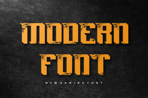 Brush Gaming Font - Preview 1