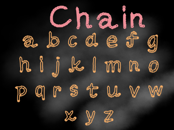 Chain Font - Preview 1