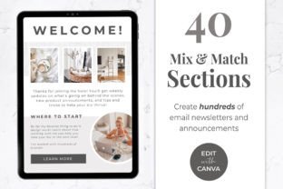 250+ premium email templates | easy to edit in canva... Email Template Bundle for Canva Graphic by Thirty One Palms Studio ...