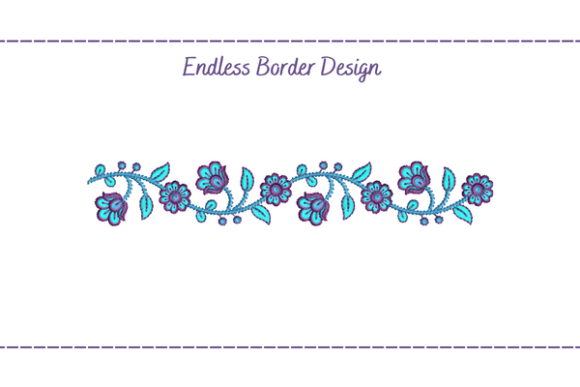 Endless Floral Border
