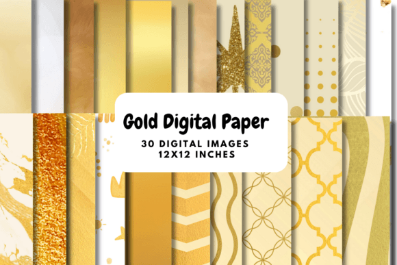 Gold Digital Paper