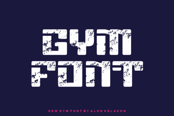 Gym Workout Font - Preview 1