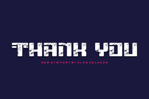 Gym Workout Font - Preview 4