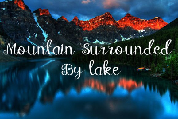Hi Peak Font PNG with transparent background - Preview 3