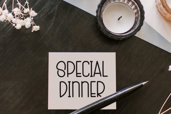 Home Charm Font PNG with transparent background - Preview 2