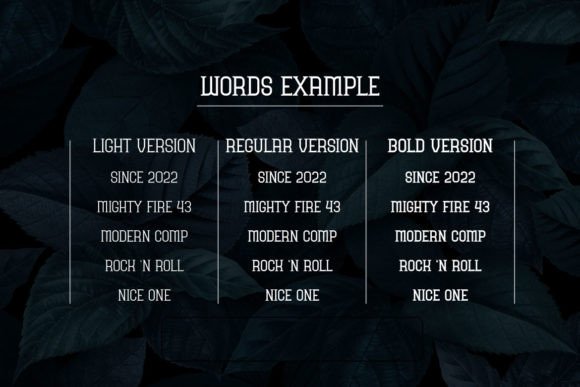 Nice One Font PNG with transparent background - Preview 2