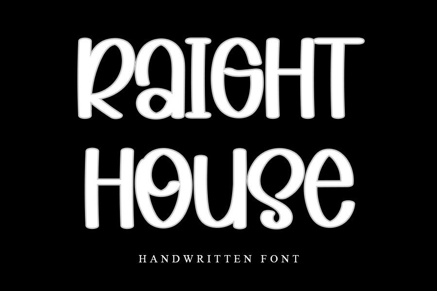 Raight House Font by Inermedia STUDIO · Creative Fabrica