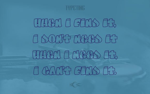 Comedy Font - Preview 2