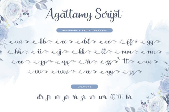 Agattamy Script Font - Preview 4