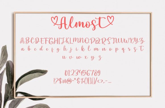 Almost Font - Preview 3