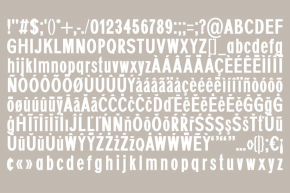 Bauhaus Font PNG with transparent background - Preview 3